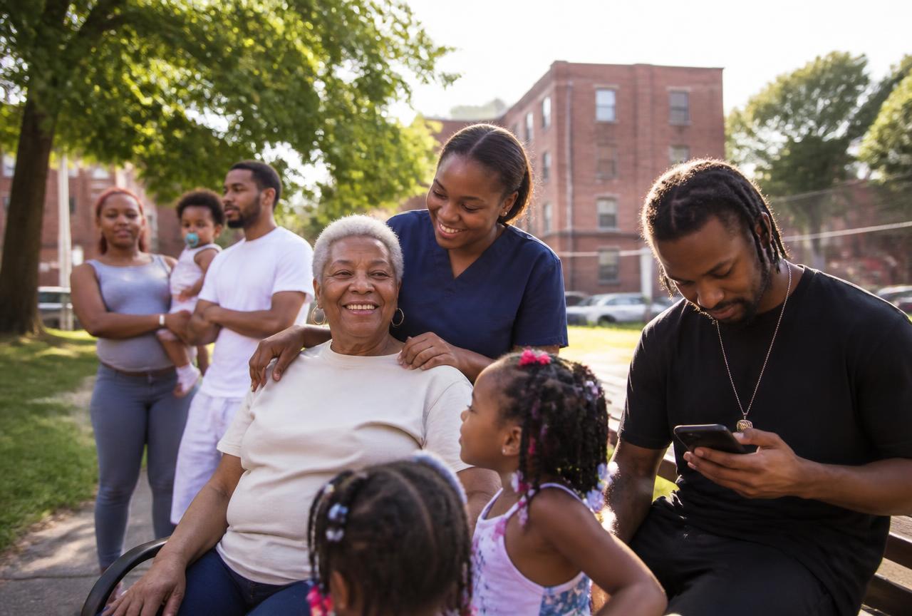 Detroit residents connecting across generations in their neighborhood